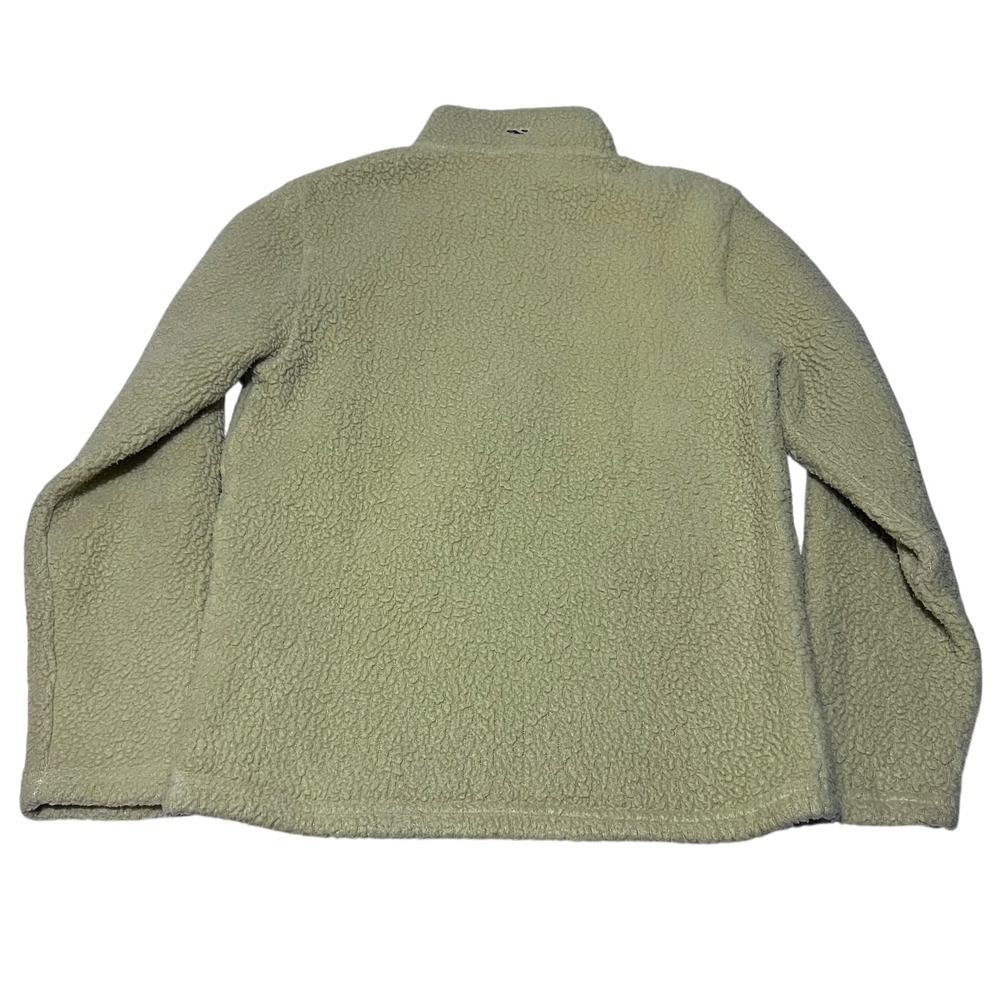 Vineyard Vines Half Zip Sherpa Cream Whale Logo‎ Small - Picture 2 of 7